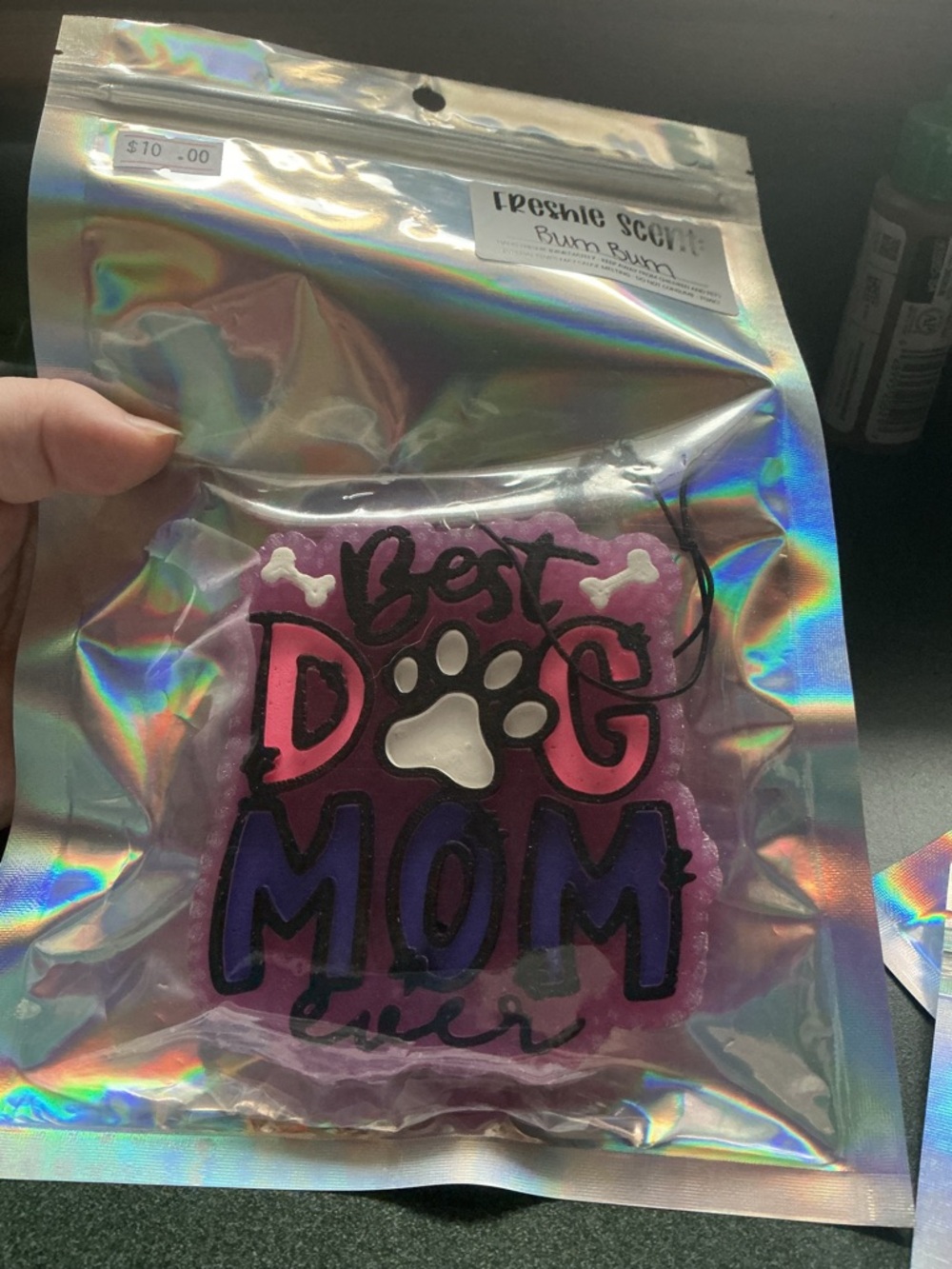 'Best Dog Mom Ever' Car Freshie— Bum Bum